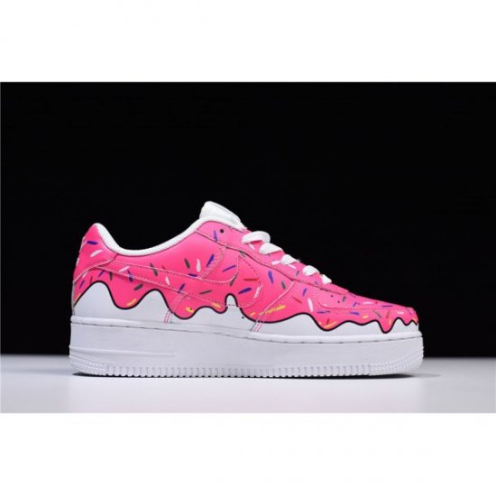 Nike Bayan Air Force 1 Low Pembe Kaykay Ayakkabı Türkiye - KOZBL453